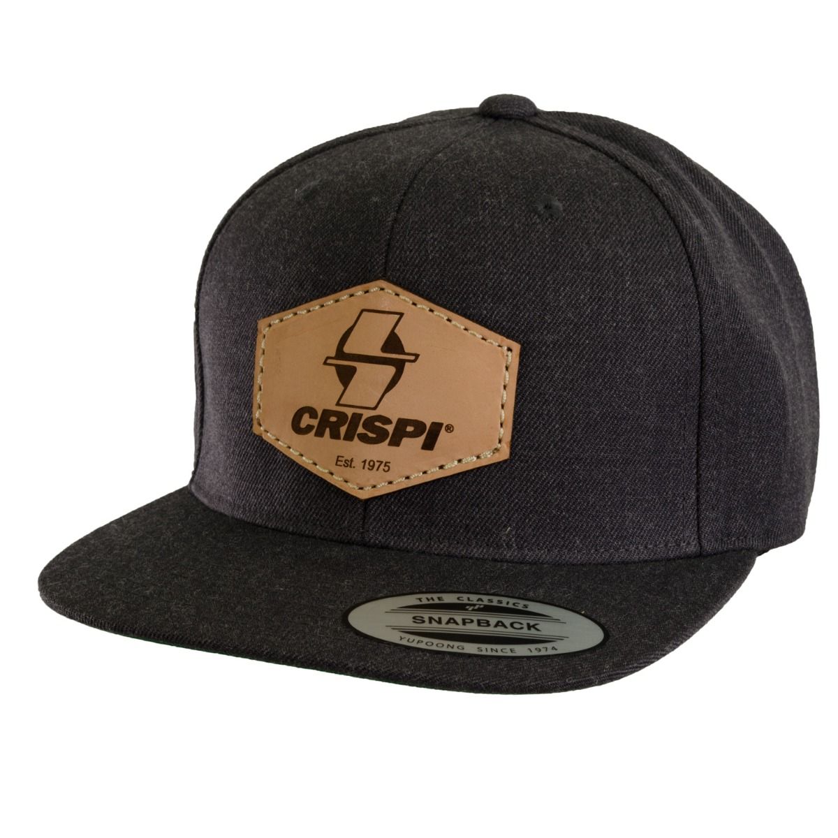 Crispi Lær Patch Classic Capser Dyp Grå | TDU-491285