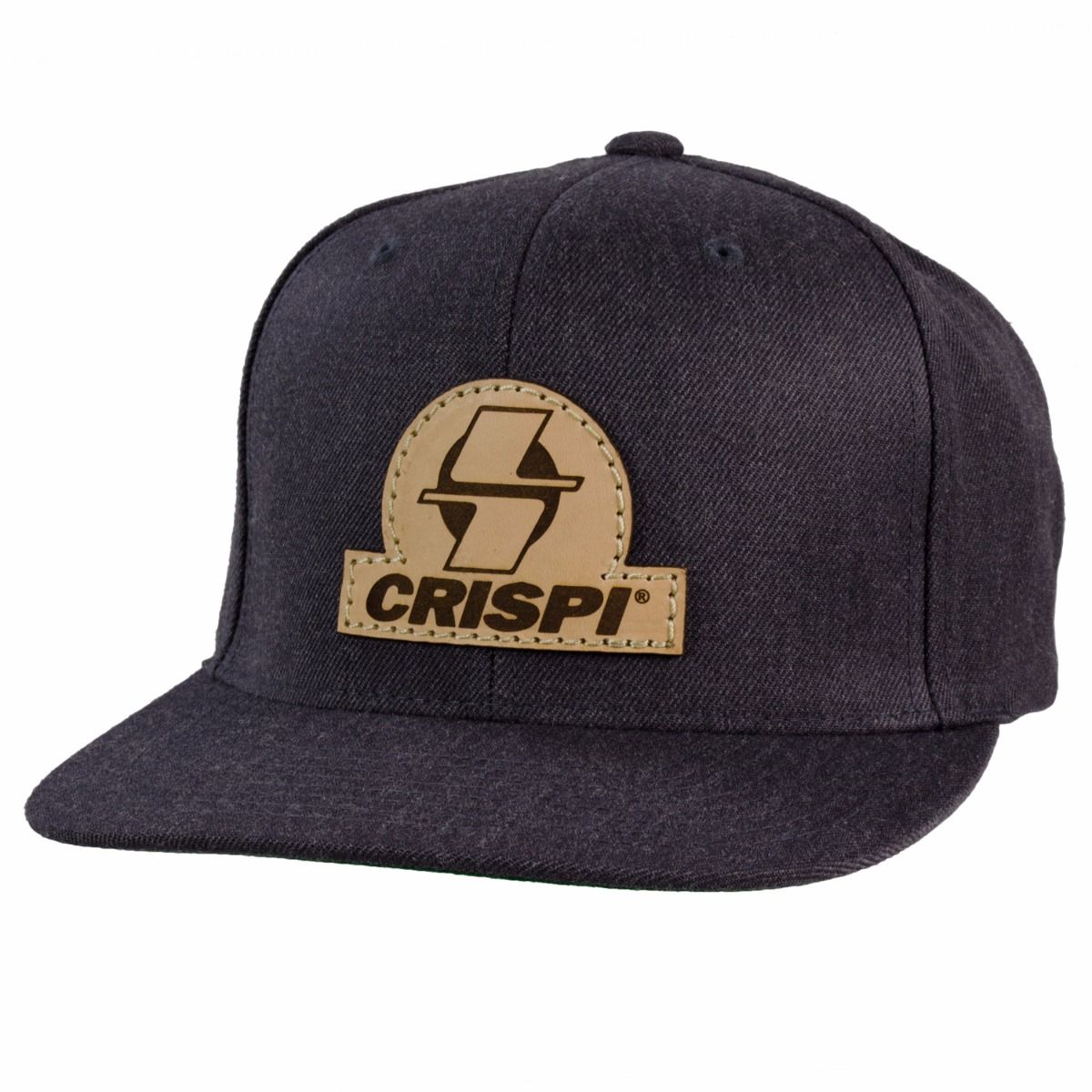 Crispi Lær Patch Classic Capser Marineblå | IUR-741596