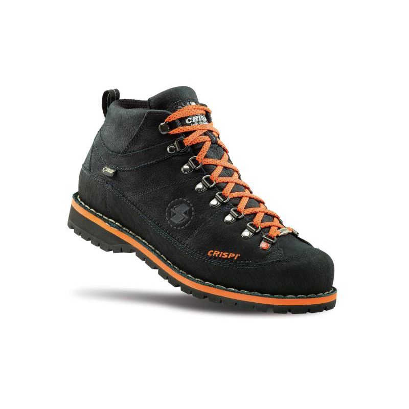 Crispi Monaco Premium GTX Fjellsko Svarte Oransje | OJE-023867